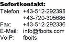 Sofortkontakt